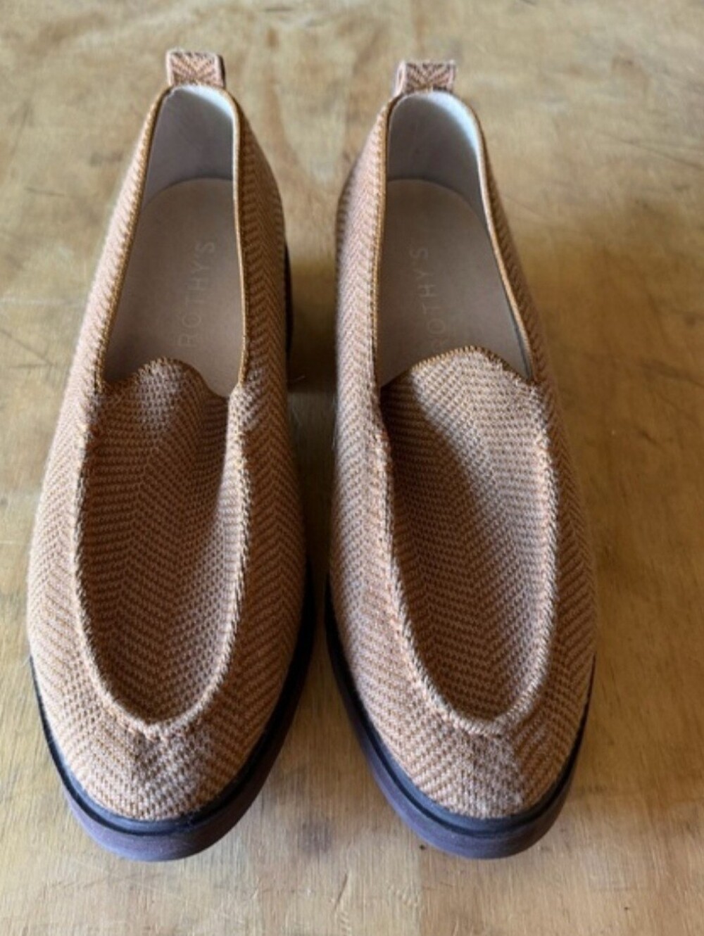 Rothy's Women Lug Loafers Size 10 Tan